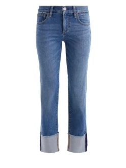 Alice and Olivia JEANS*ABILENE CUFFED JEAN