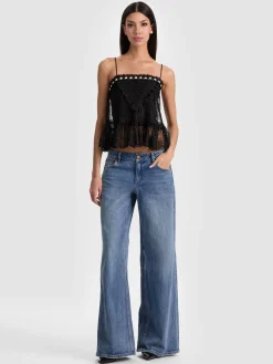 Alice and Olivia TANKS*ALESSIA LACE TOP
