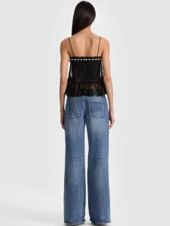 Alice and Olivia TANKS*ALESSIA LACE TOP