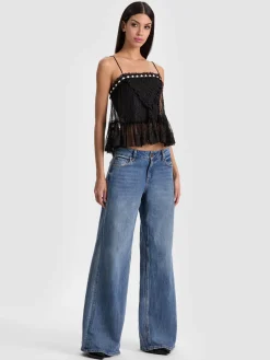 Alice and Olivia TANKS*ALESSIA LACE TOP