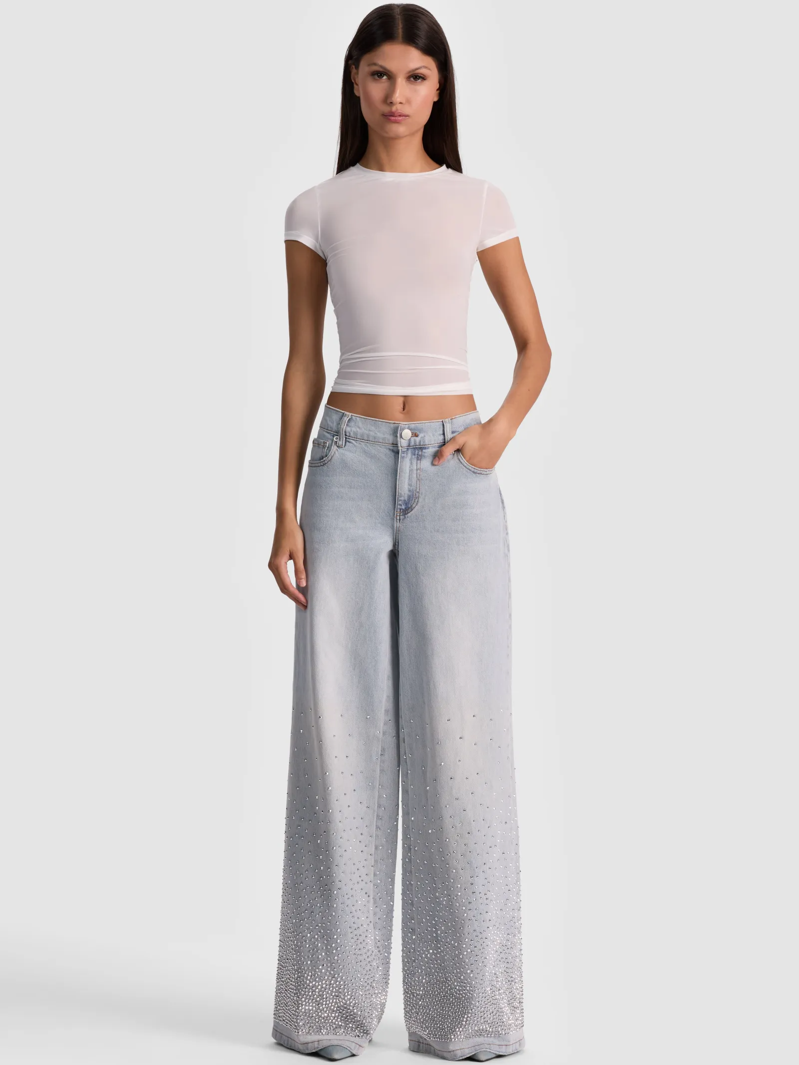 Alice and Olivia JEANS*AMAZING EMBELLISHED JEAN