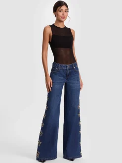 Alice and Olivia JEANS*AMAZING EMBELLISHED JEAN