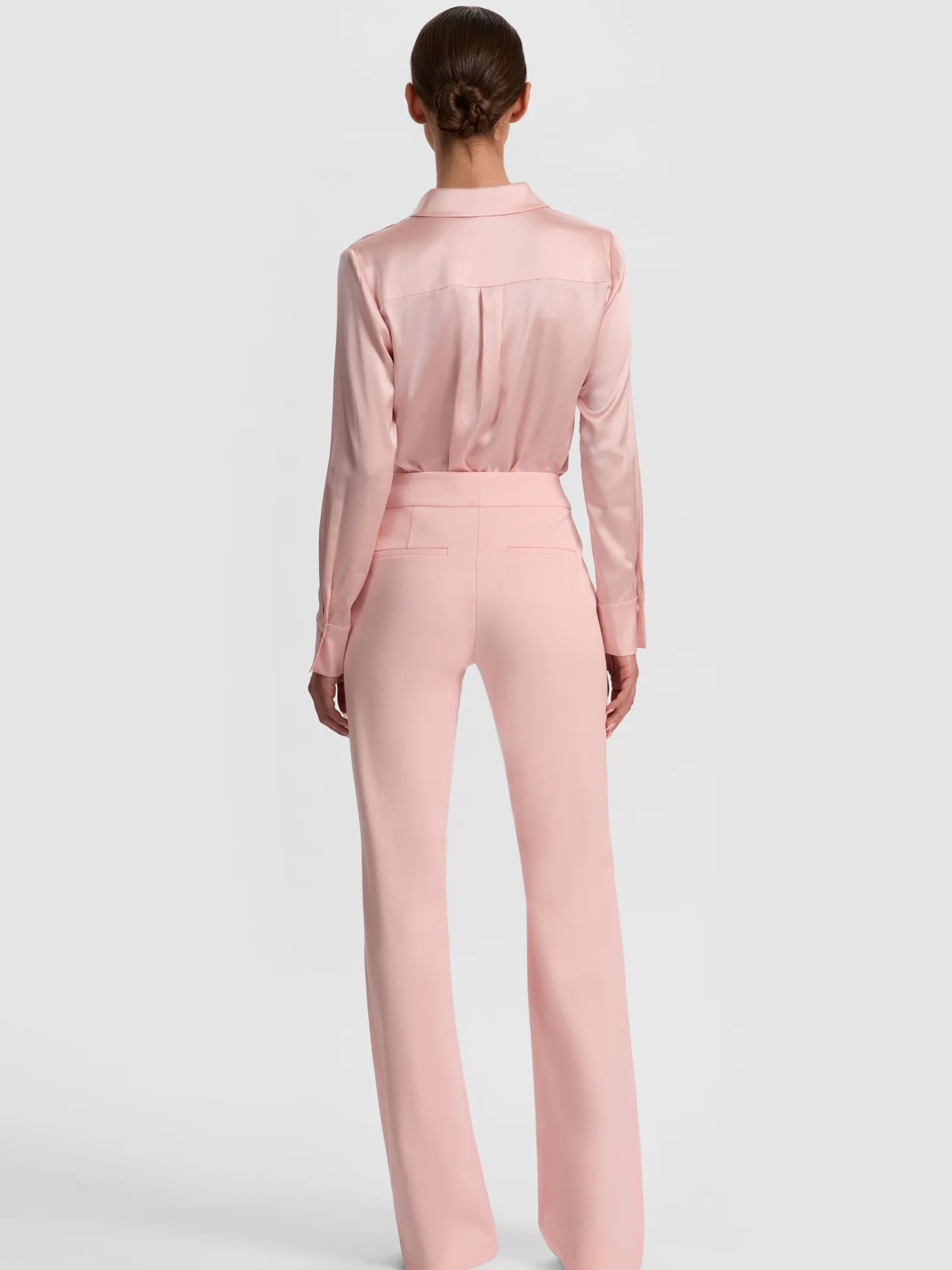 Alice and Olivia ANDREW PANT|JADE MESH BUTTON DOWN*ANDREW PANT