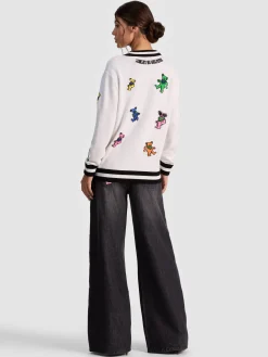 Alice and Olivia CARDIGANS*A+O X GRATEFUL DEAD BRADFORD CARDIGAN