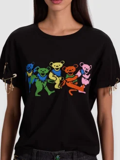 Alice and Olivia FRIENDS + FAMILY*A+O X GRATEFUL DEAD EVAN TEE