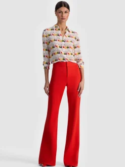 Alice and Olivia BLOUSES*A+O X GRETCHEN ROEHRS WILLA SILK BLOUSE