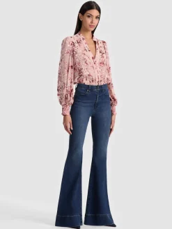 Alice and Olivia BLOUSES*ARLETTE BLOUSE