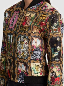 Alice and Olivia JACKETS*ASHER EMBELLISHED VARSITY JACKET