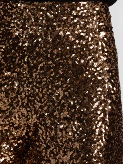 Alice and Olivia WIDE LEG*ATHENA SEQUIN PANT