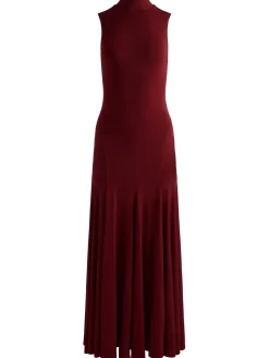 Alice and Olivia MAXI*AUGUSTA OPEN BACK MAXI DRESS