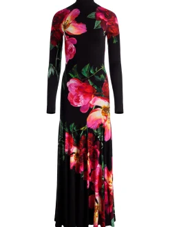 Alice and Olivia MAXI*AUGUSTA OPEN BACK MAXI DRESS