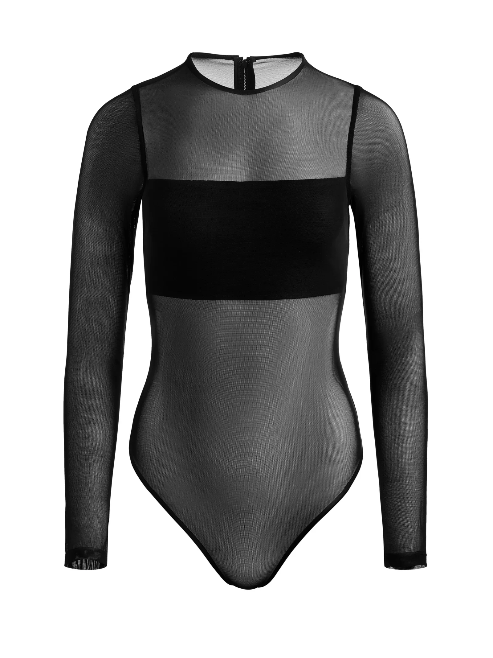 Alice and Olivia BODYSUITS*BANDEAU LONG SLEEVE BODYSUIT