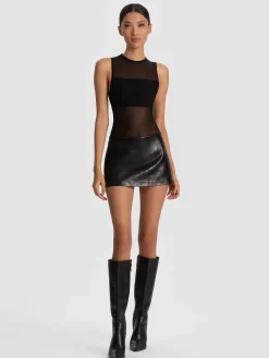 Alice and Olivia BODYSUITS*BANDEAU SLEEVELESS BODYSUIT