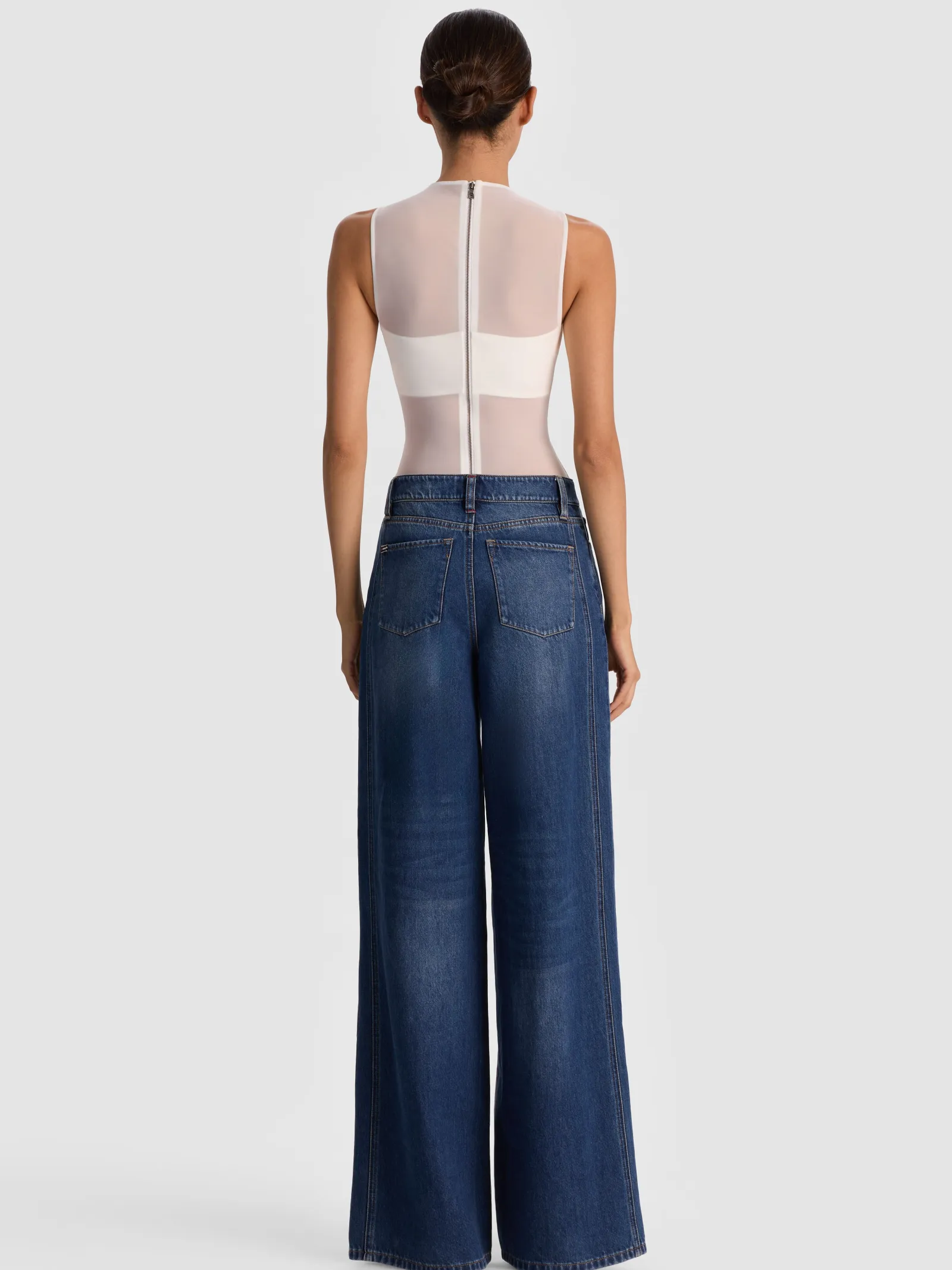 Alice and Olivia BODYSUITS*BANDEAU SLEEVELESS BODYSUIT