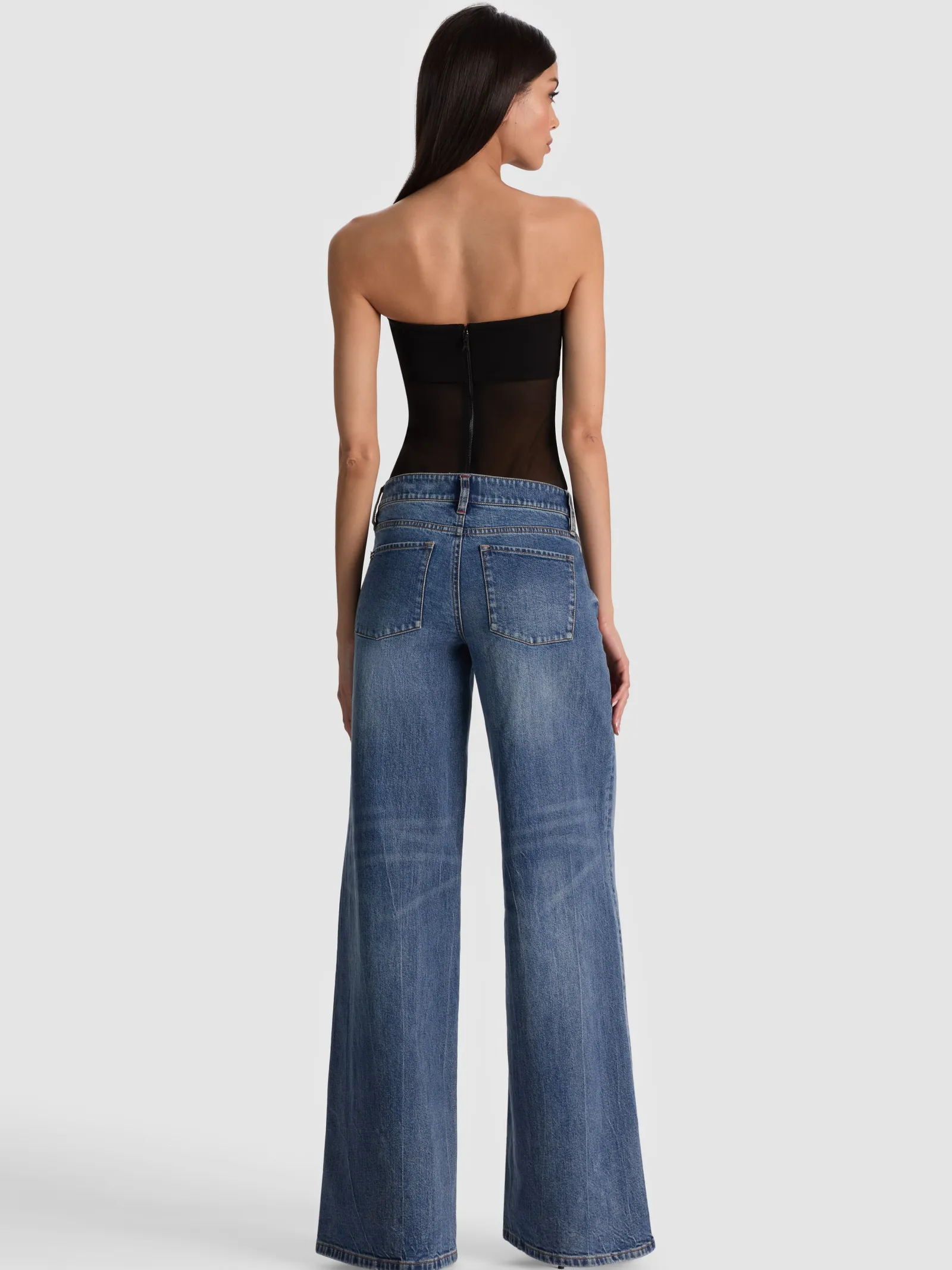 Alice and Olivia BODYSUITS*BANDEAU STRAPLESS BODYSUIT