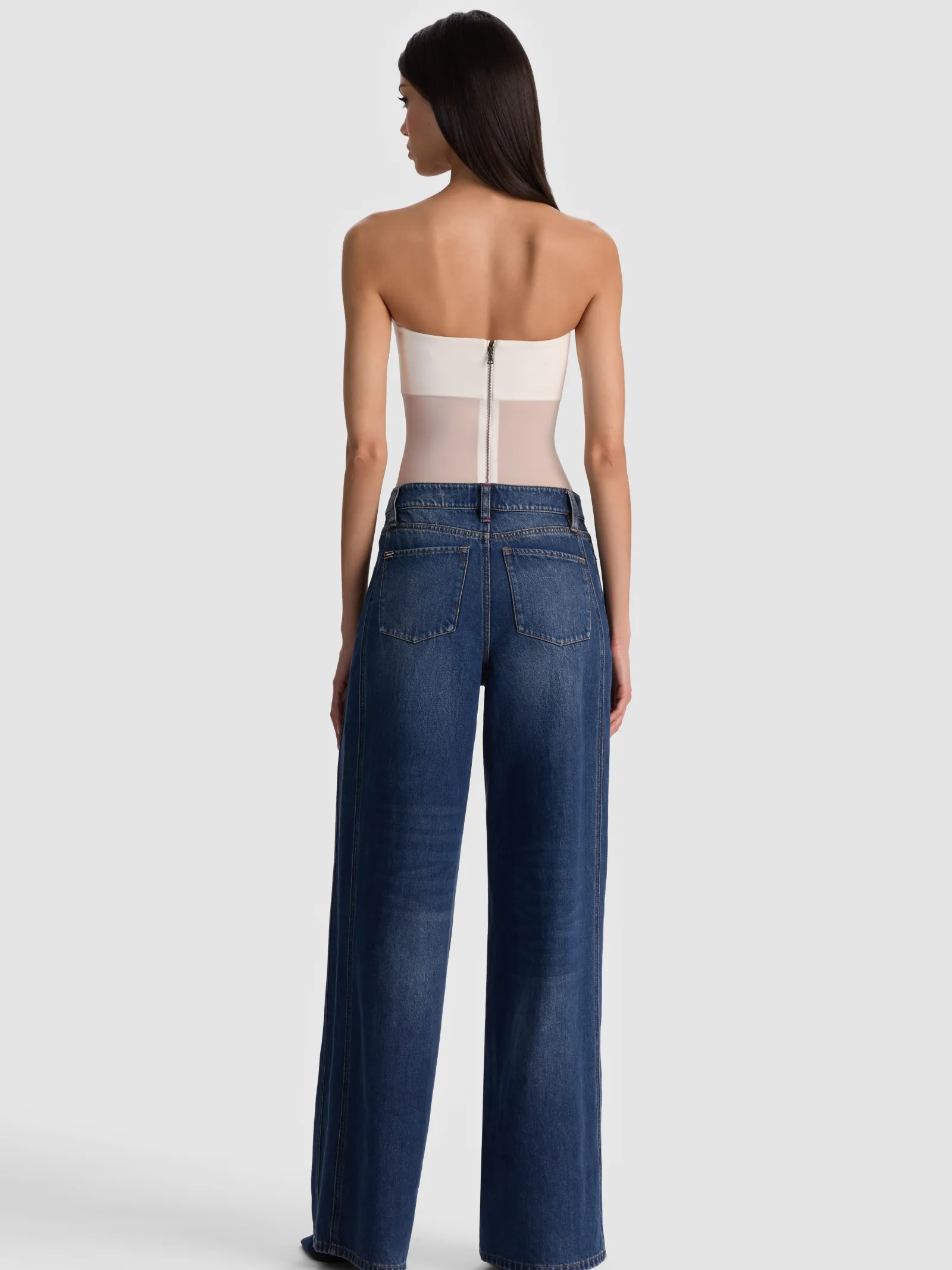 Alice and Olivia BODYSUITS*BANDEAU STRAPLESS BODYSUIT