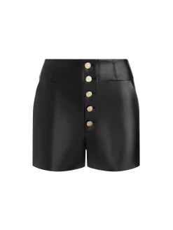 Alice and Olivia SHORTS*BAYLOR VEGAN CORSET SHORT