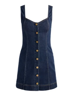 Alice and Olivia MINI*BEA DENIM MINI DRESS