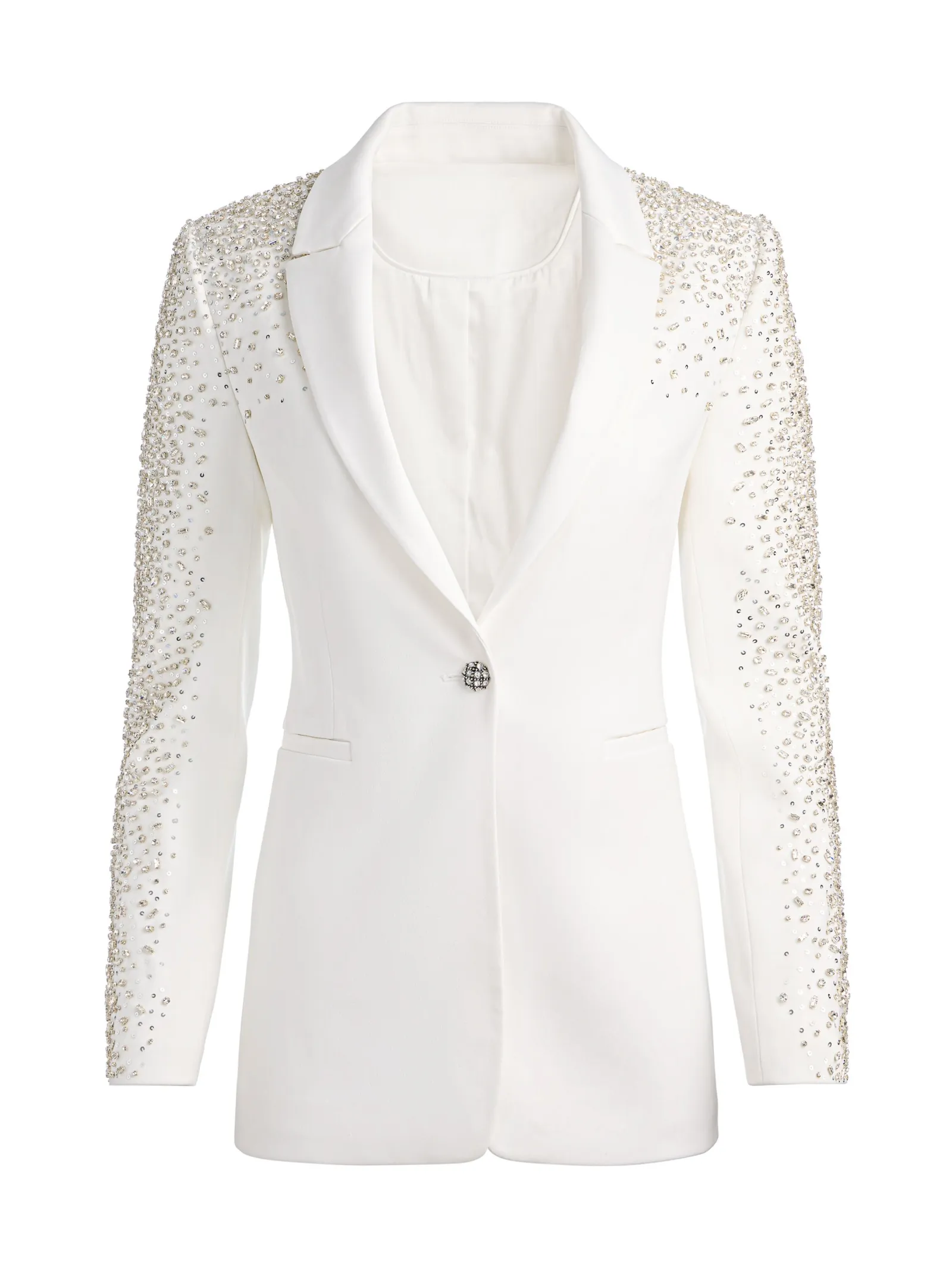 Alice and Olivia BLAZERS*BREANN EMBELLISHED FITTED BLAZER