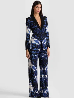 Alice and Olivia BLAZERS*BREANN PRINTED BLAZER
