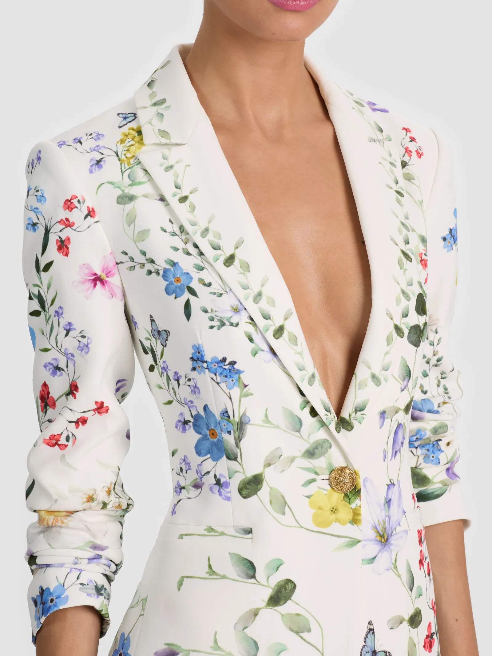 Alice and Olivia BLAZERS*BREANN PRINTED BLAZER