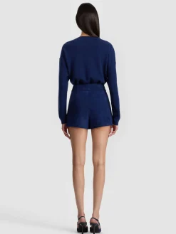Alice and Olivia SHORTS*CADY SUEDE SHORT