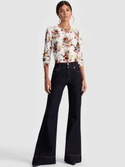 Alice and Olivia CARDIGANS*CARSON PRINTED CARDIGAN