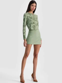 Alice and Olivia CARDIGANS*CARSON PRINTED CARDIGAN