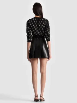 Alice and Olivia MINI*CARTER VEGAN SKIRT