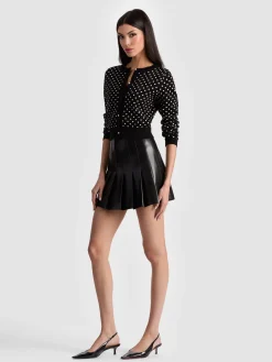 Alice and Olivia MINI*CARTER VEGAN SKIRT