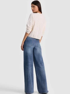 Alice and Olivia PULLOVERS*CECILIE CASHMERE CABLEKNIT PULLOVER