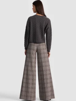Alice and Olivia PULLOVERS*CECILIE CASHMERE CABLEKNIT PULLOVER