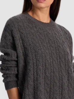 Alice and Olivia PULLOVERS*CECILIE CASHMERE CABLEKNIT PULLOVER