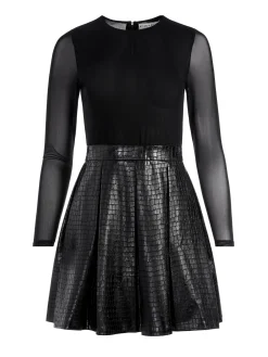 Alice and Olivia MINI*CHARA VEGAN MINI DRESS
