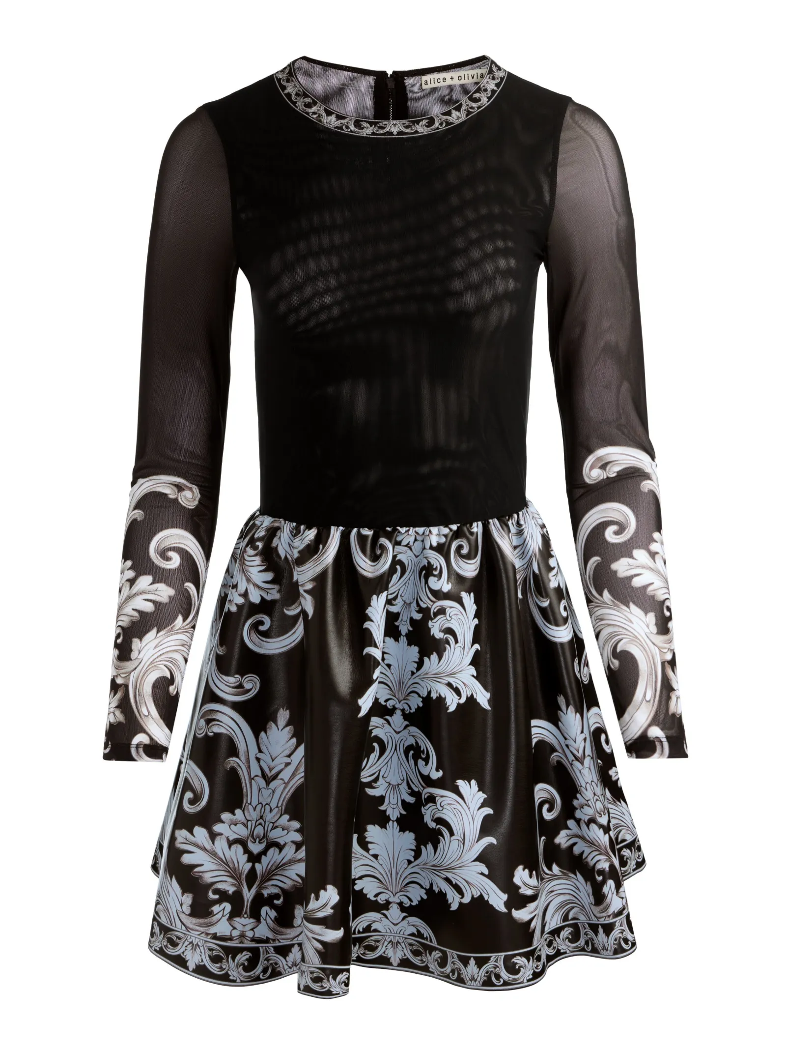 Alice and Olivia MINI*CHARA VEGAN MINI DRESS