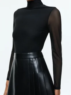 Alice and Olivia MINI*CHARA VEGAN MINI DRESS