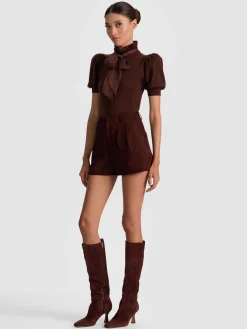 Alice and Olivia PULLOVERS*CHASE PUFF SLEEVE SWEATER