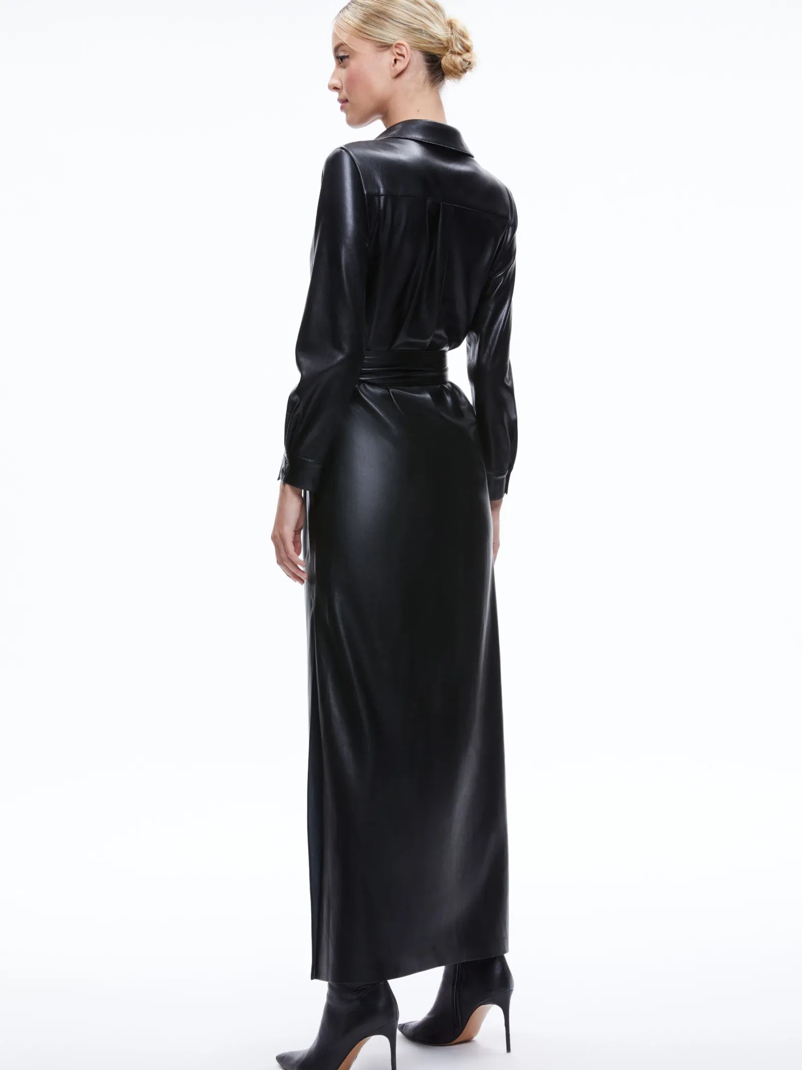 Alice and Olivia MAXI*CHASSIDY VEGAN DRESS