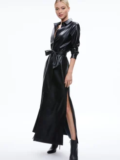 Alice and Olivia MAXI*CHASSIDY VEGAN DRESS