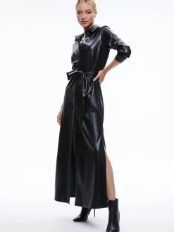 Alice and Olivia MAXI*CHASSIDY VEGAN DRESS