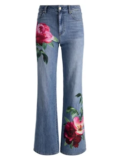 Alice and Olivia JEANS*CHIC PRINTED JEAN