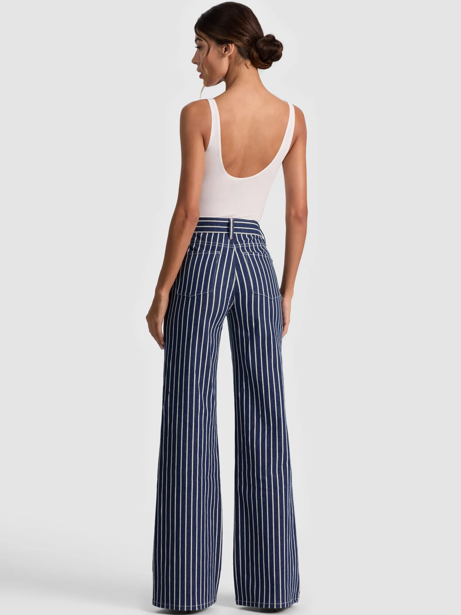 Alice and Olivia JEANS*CHIC STRIPED JEAN