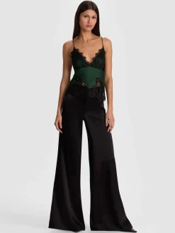 Alice and Olivia TANKS*CLAUDIA LACE SLIP TOP