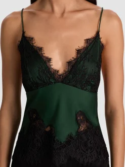 Alice and Olivia TANKS*CLAUDIA LACE SLIP TOP