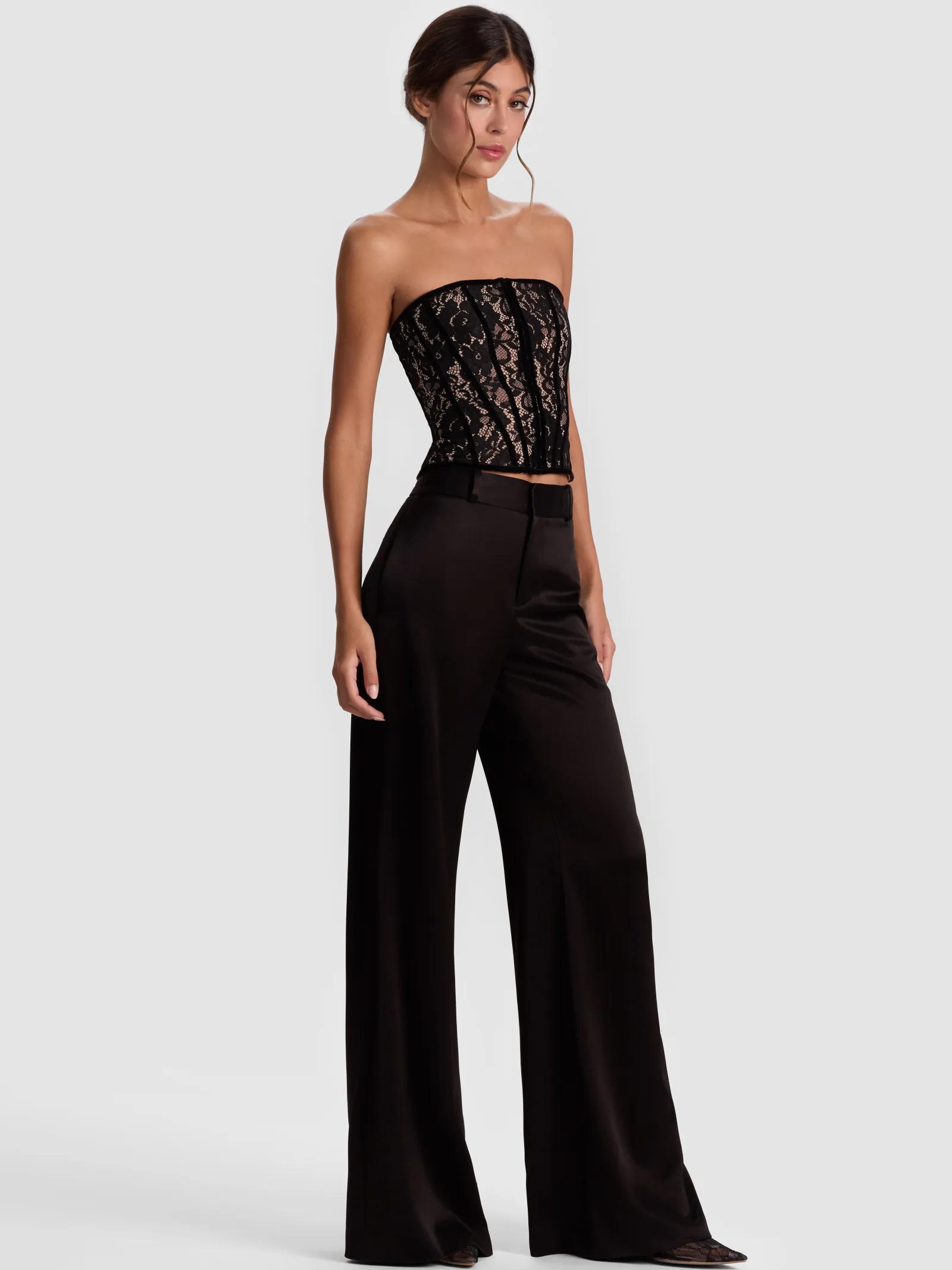 Alice and Olivia CROP TOPS*COSETTE LACE CORSET