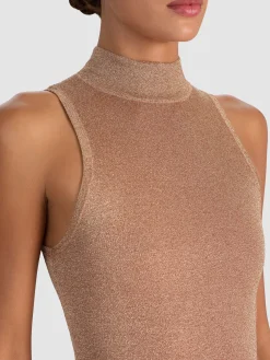 Alice and Olivia TANKS*DARCEY METALLIC TANK