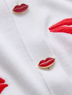 Alice and Olivia CARDIGANS*DARODA LIP CARDIGAN