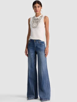 Alice and Olivia TANKS*DEDE EMBELLISHED TANK