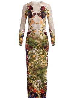 Alice and Olivia MAXI*DELORA MAXI DRESS