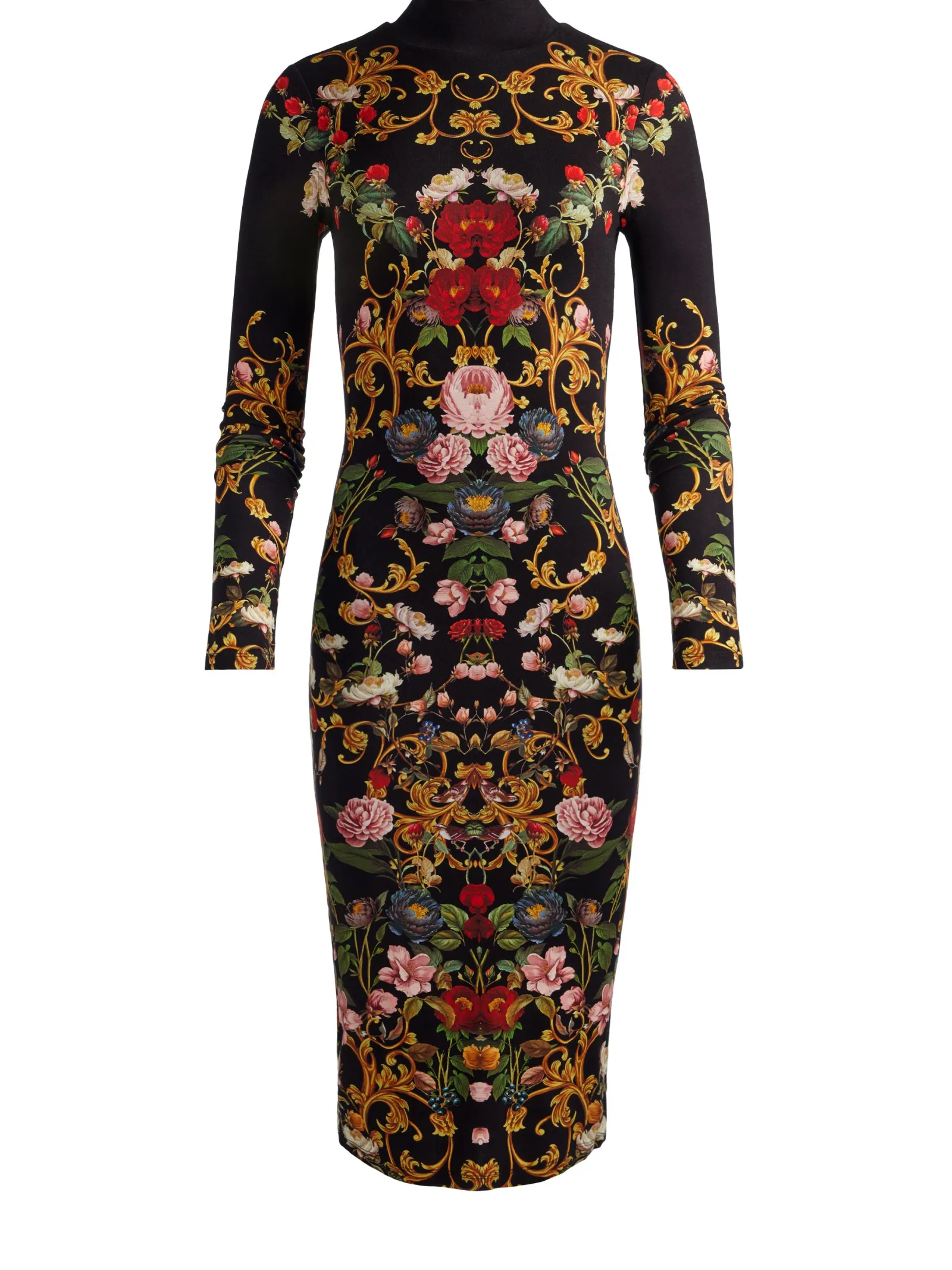 Alice and Olivia MIDI*DELORA MIDI DRESS